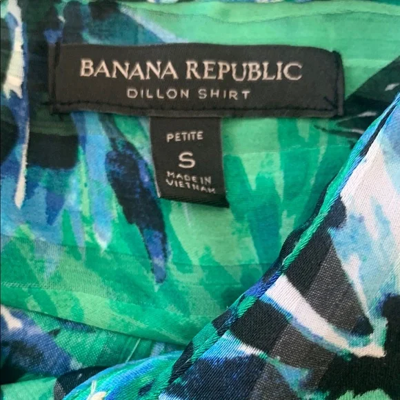 BANANA REPUBLIC DILLON BLOUSE-SIZE PETITE SMALL - Picture 4 of 4